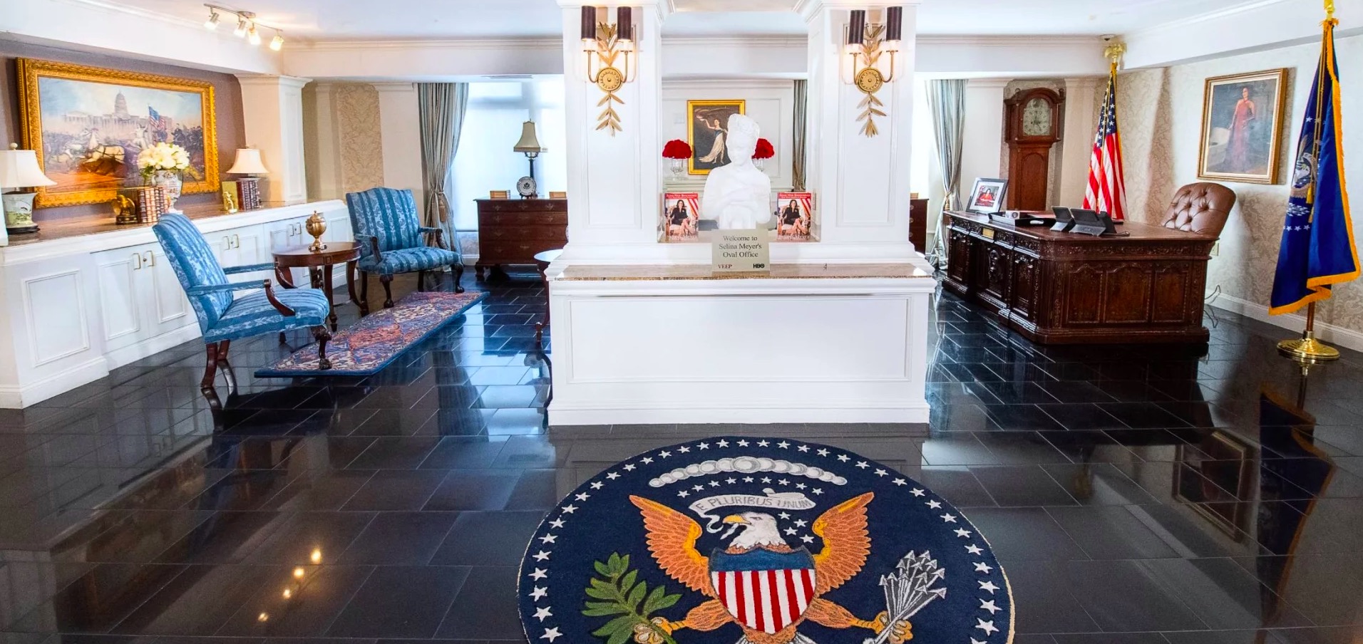 The Selina Meyer Presidential Suite and Lounge, Hamilton Hotel The Selina Meyer Presidential Suite and Lounge, Hamilton Hotel