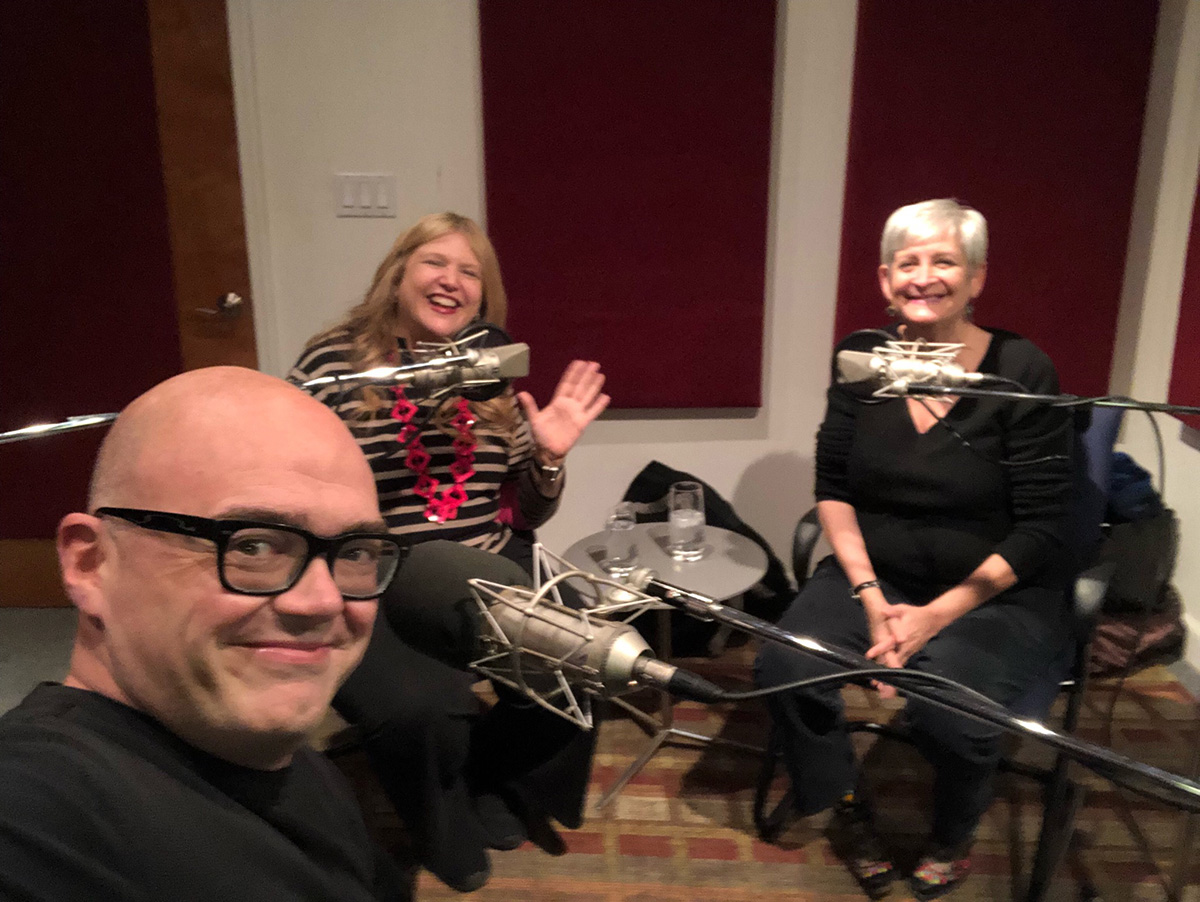 Christmann with Terri Meyer and Sandy Greenberg of Terri & Sandy Christmann with Terri Meyer and Sandy Greenberg of Terri & Sandy