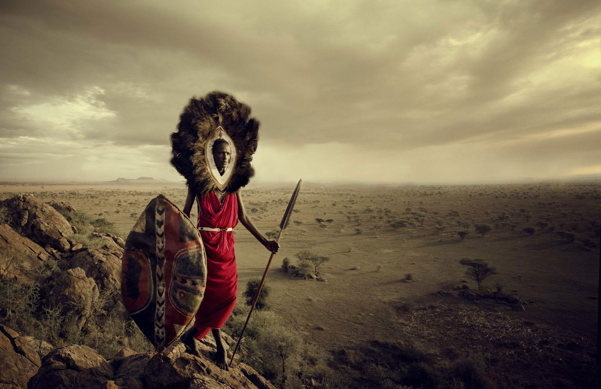 A Maasai warrior in Tanzania, from Jimmy Nelson's "Blink. And They're Gone" A Maasai warrior in Tanzania, from Jimmy Nelson's "Blink. And They're Gone"