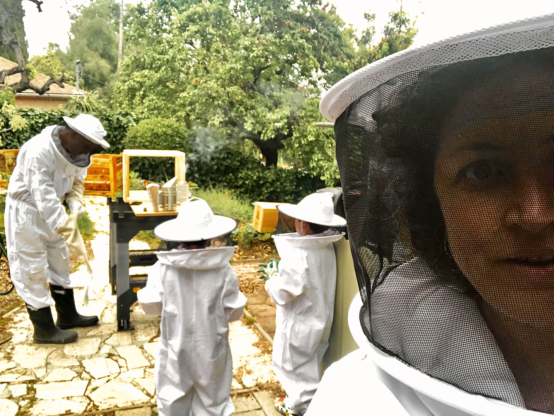 Adrianne McCurrach, beekeeper Adrianne McCurrach, beekeeper