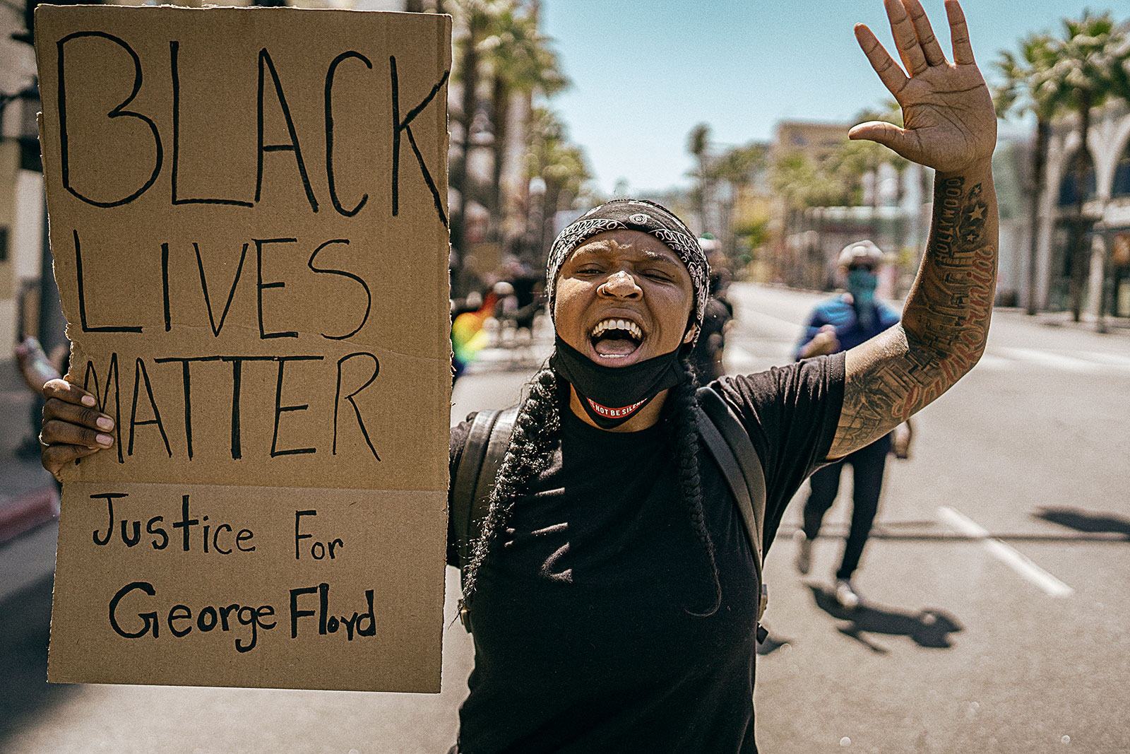 New Friend, Hollywood Blvd., Los Angeles, June 3, 2020 New Friend, Hollywood Blvd., Los Angeles, June 3, 2020