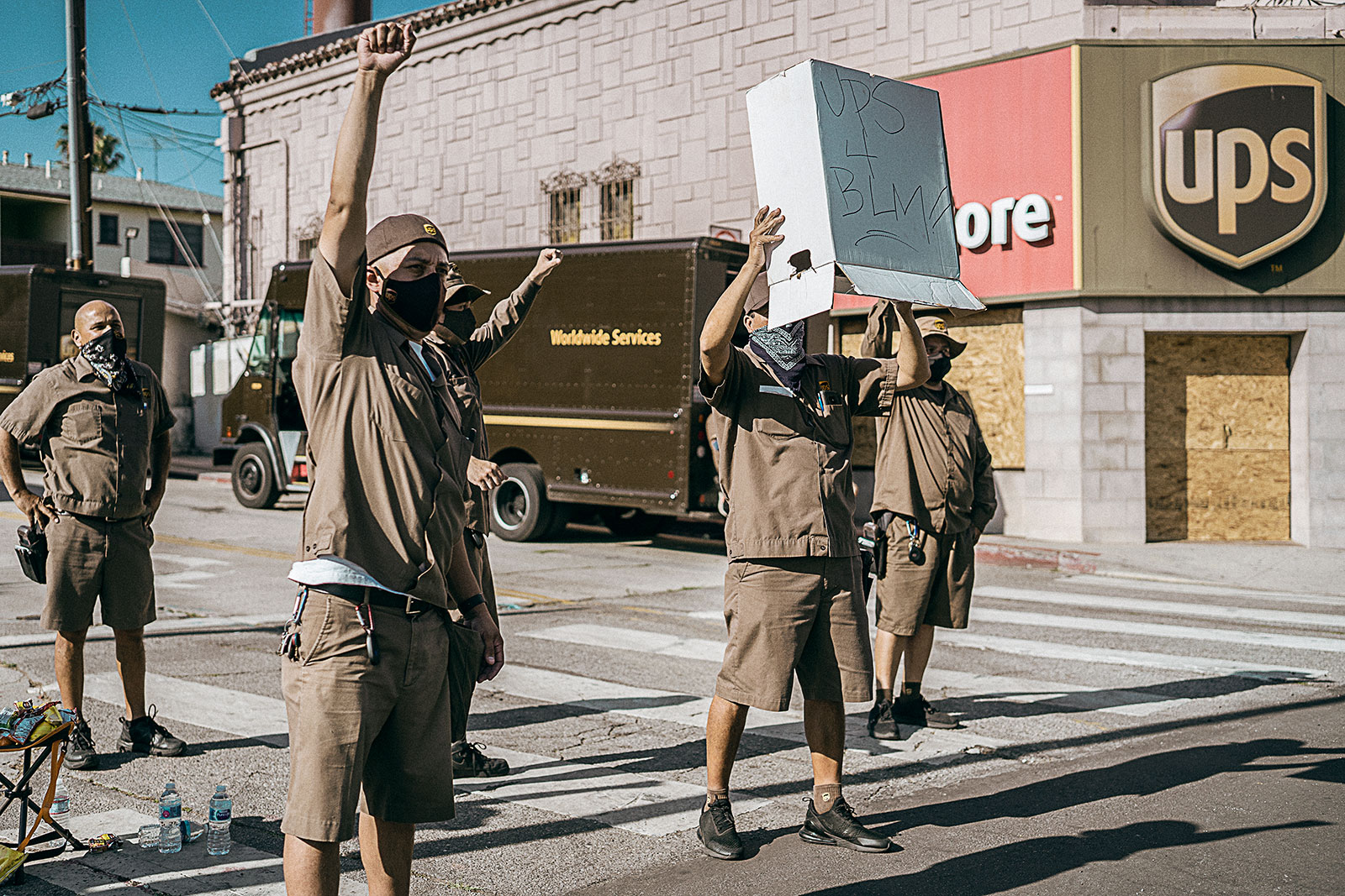 UPS, Los Angeles, June 3, 2020 UPS, Los Angeles, June 3, 2020