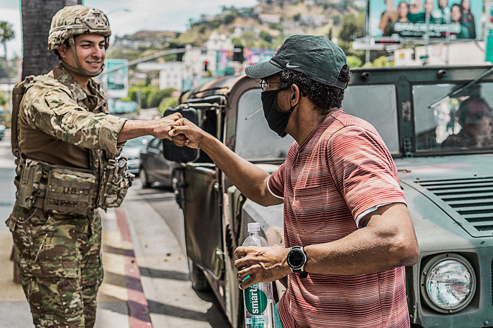 Fist Bump, Hollywood, June 2, 2020 Fist Bump, Hollywood, June 2, 2020