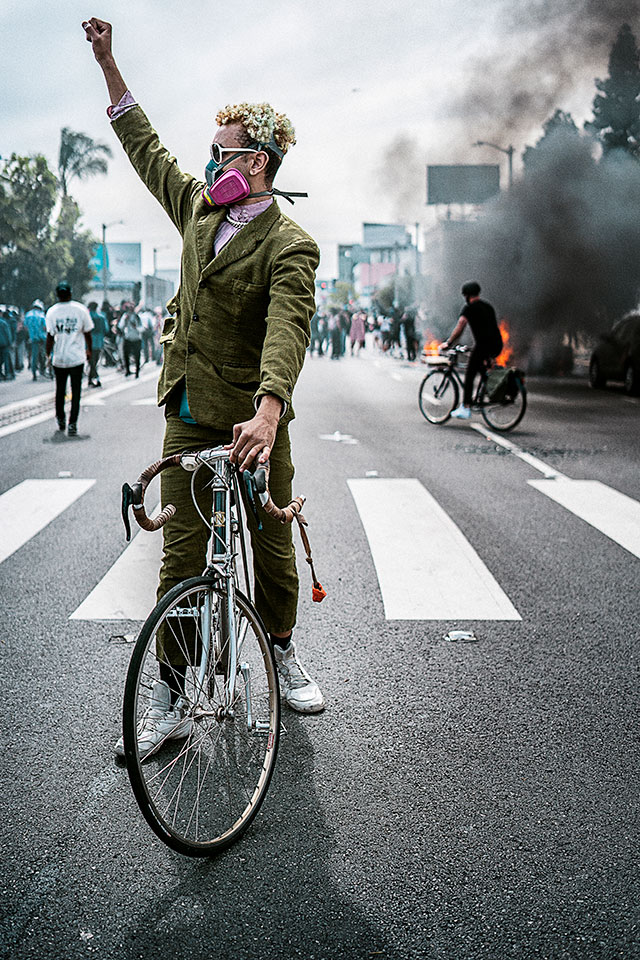 Bike Man, Los Angeles, May 30, 2020 Bike Man, Los Angeles, May 30, 2020