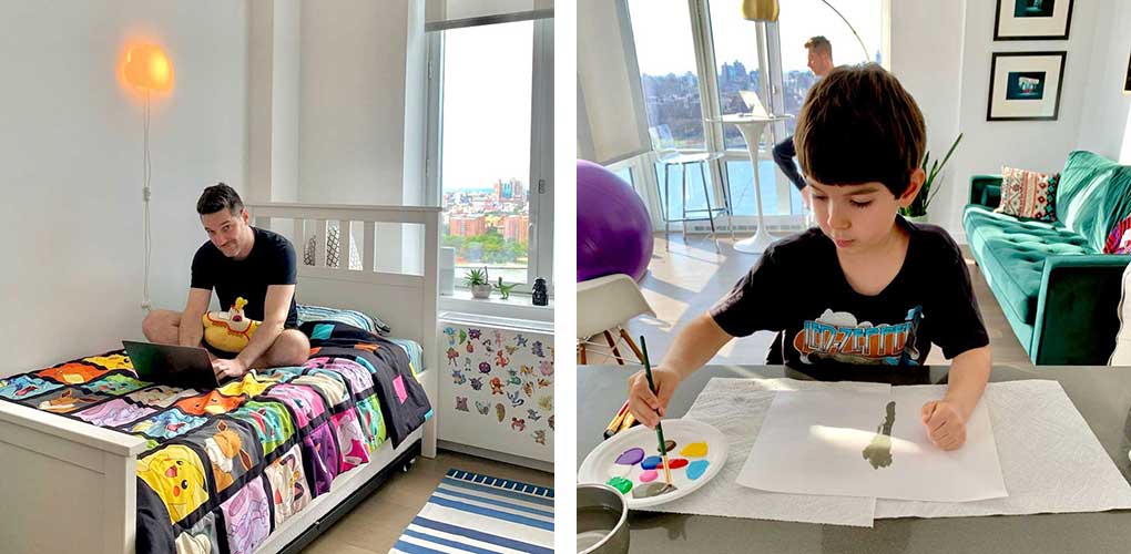 Jones Krahl and son Nico Jones Krahl and son Nico