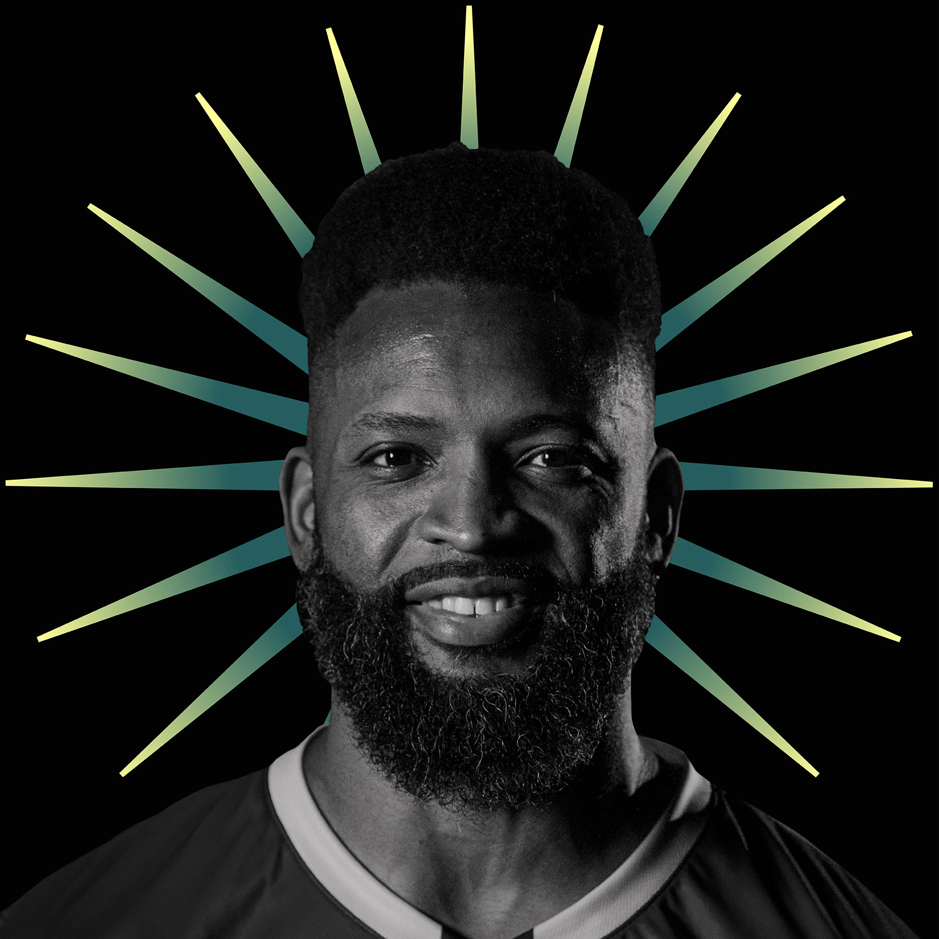 Ahman Green | Photo illustration by Ashley Epping Ahman Green | Photo illustration by Ashley Epping