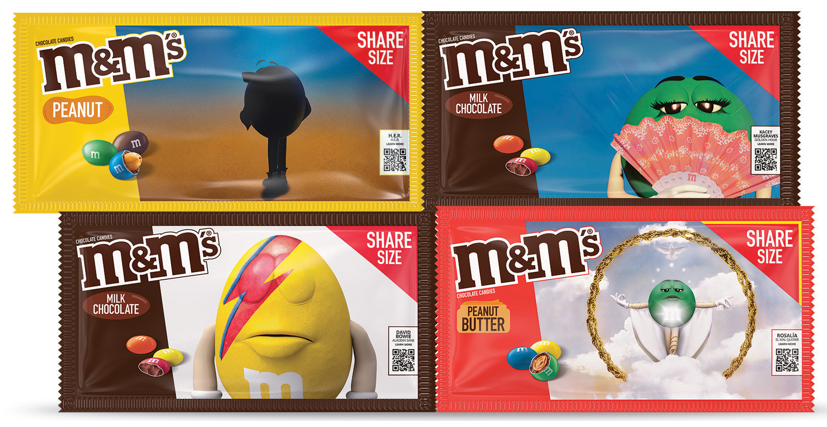 M&M's Album Art Packs Recreate 4 Classic Covers | Muse by Clios
