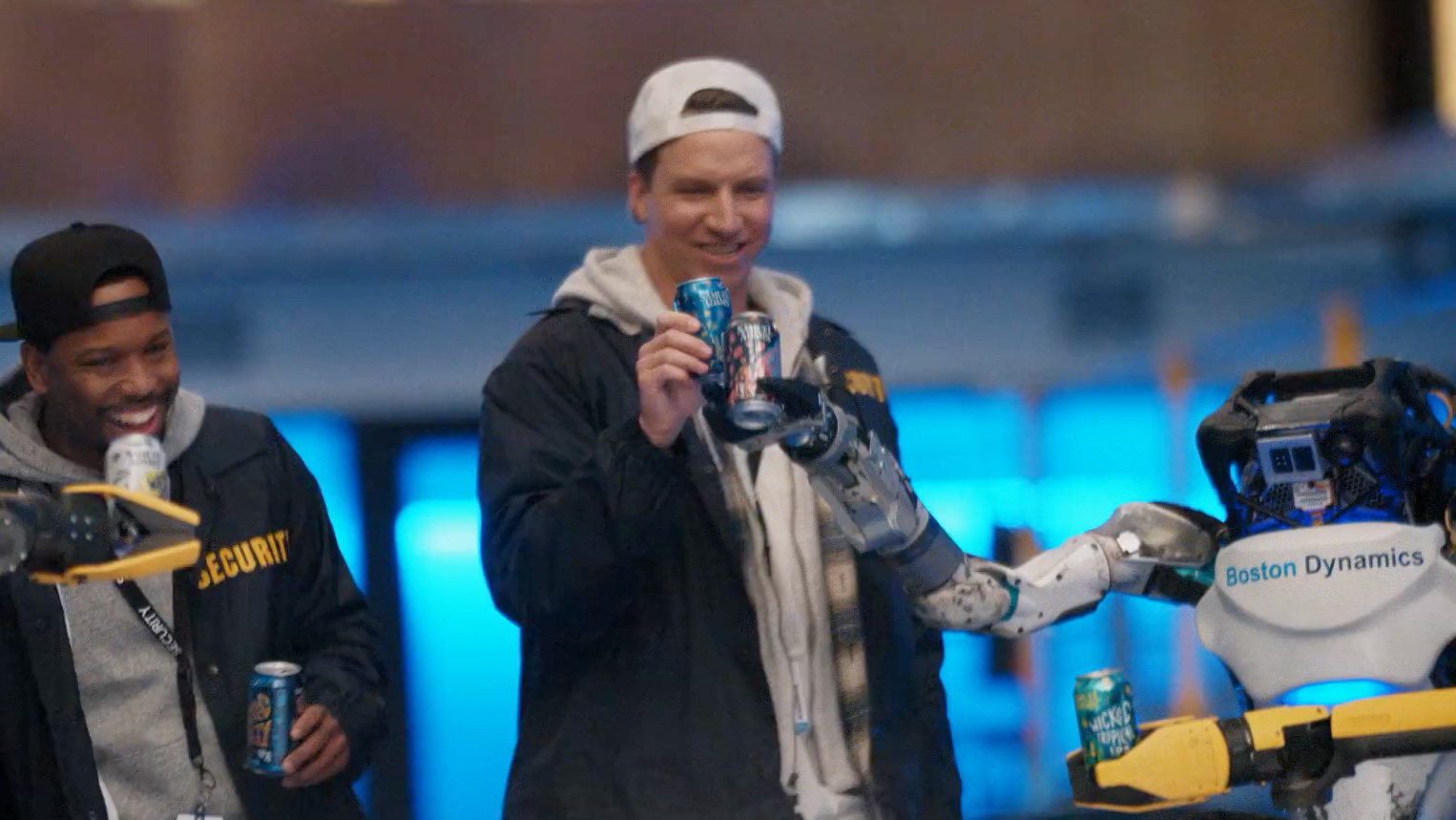 Sam Adams and Boston Dynamics Throw a Humans-Robots Party in Super Bowl ...