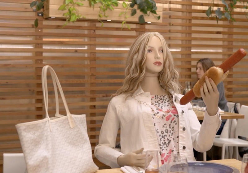 Hot dog, an Olympia ad!