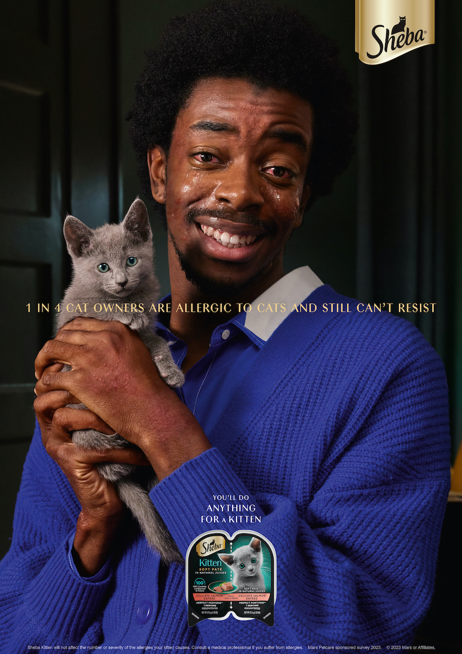 In Sheba's New Ads, Cat Owners Are Allergic to Cats | Muse by Clios